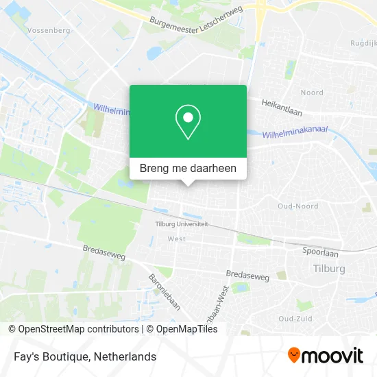Fay's Boutique kaart