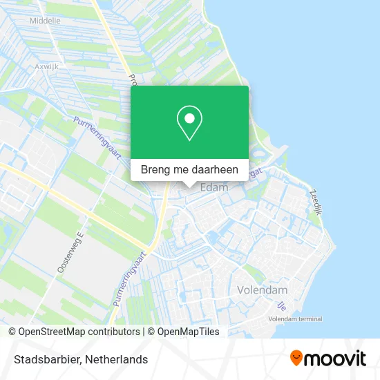 Stadsbarbier kaart