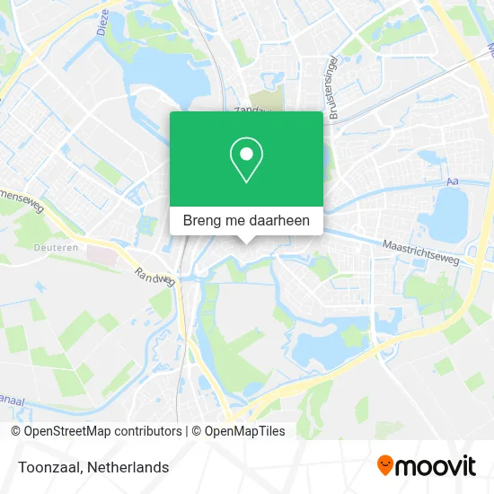 Toonzaal kaart