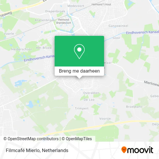 Filmcafé Mierlo kaart