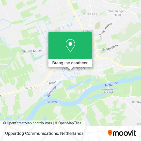 Upperdog Communications kaart