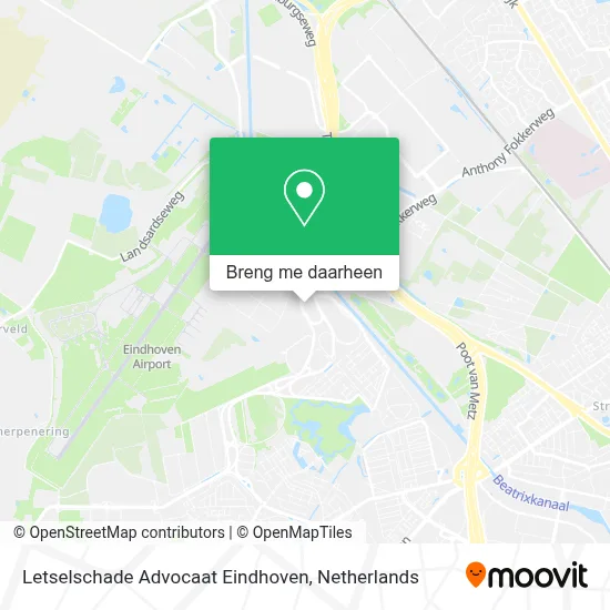 Letselschade Advocaat Eindhoven kaart