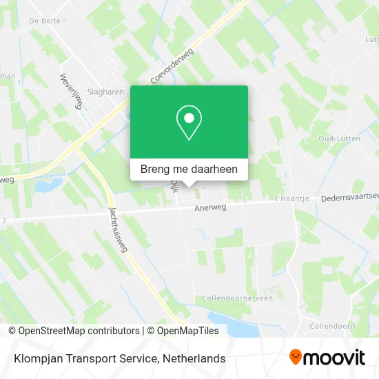 Klompjan Transport Service kaart