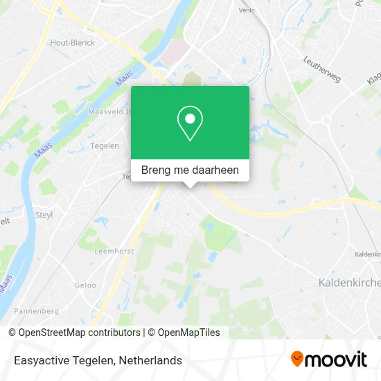 Easyactive Tegelen kaart