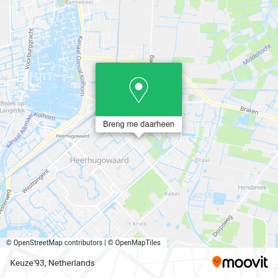 Keuze'93 kaart
