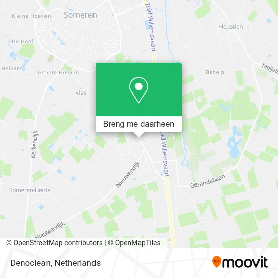 Denoclean kaart