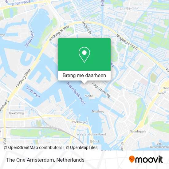 The One Amsterdam kaart
