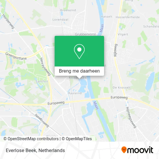 Everlose Beek kaart