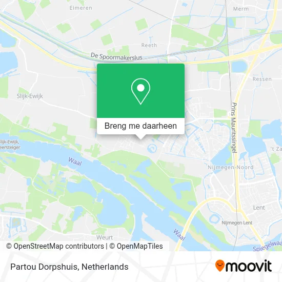 Partou Dorpshuis kaart