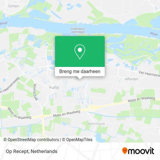 Op Recept kaart