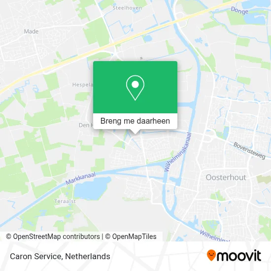 Caron Service kaart