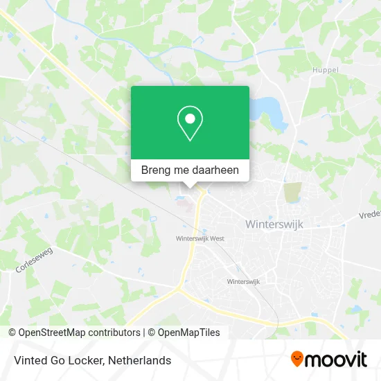 Vinted Go Locker kaart