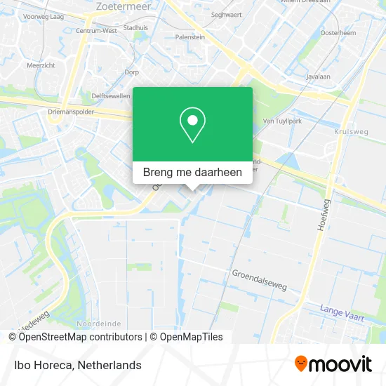 Ibo Horeca kaart