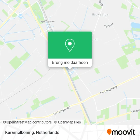 Karamelkoning kaart