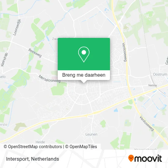 Intersport kaart