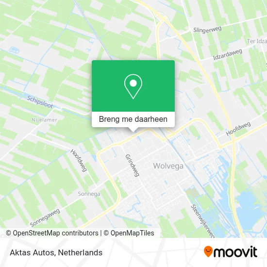 Aktas Autos kaart