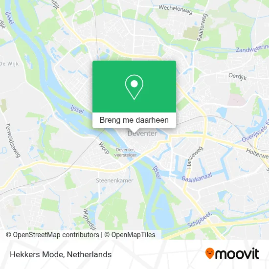 Hekkers Mode kaart