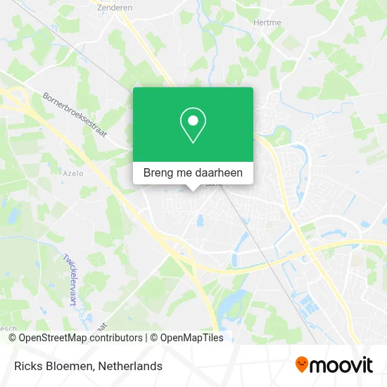 Ricks Bloemen kaart
