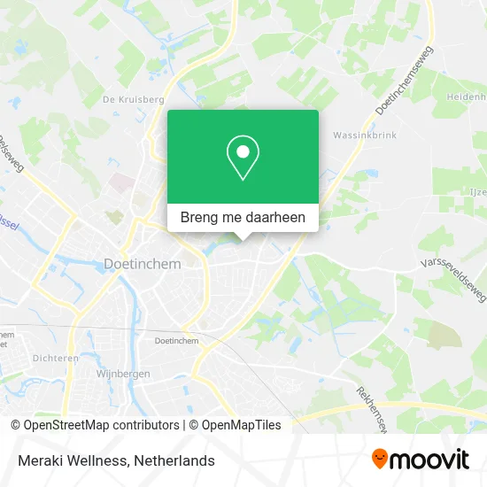 Meraki Wellness kaart