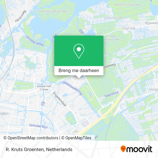 R. Kruts Groenten kaart