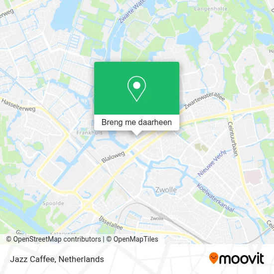 Jazz Caffee kaart