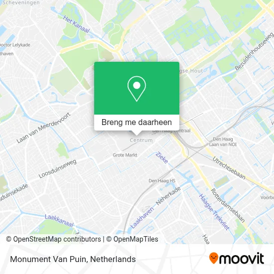 Monument Van Puin kaart