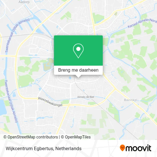 Wijkcentrum Egbertus kaart