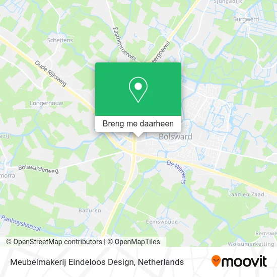 Meubelmakerij Eindeloos Design kaart