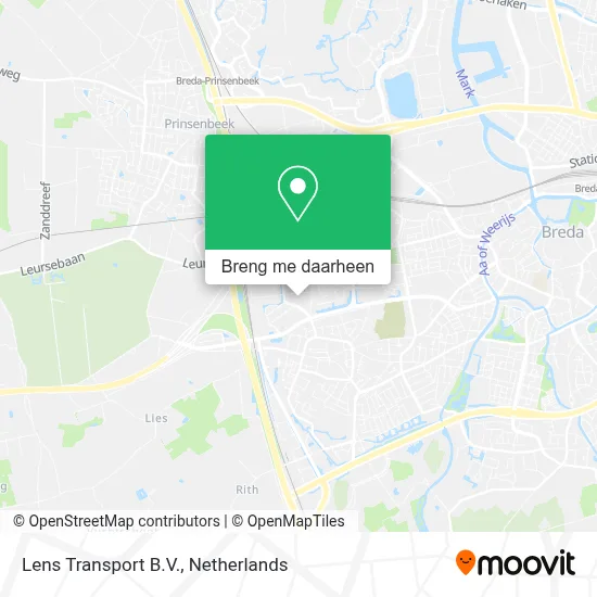 Lens Transport B.V. kaart