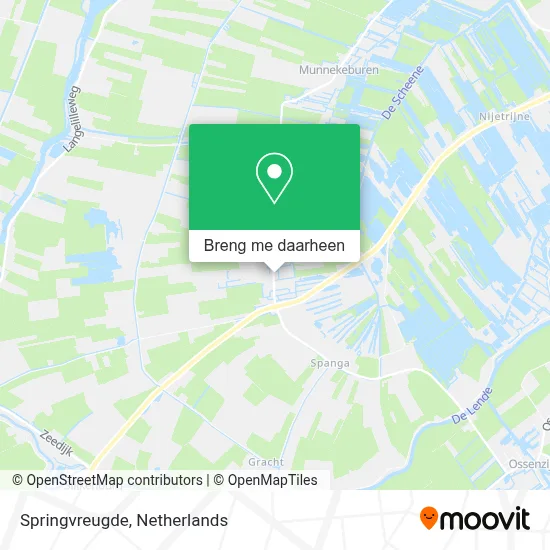Springvreugde kaart
