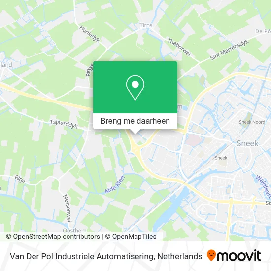 Van Der Pol Industriele Automatisering kaart