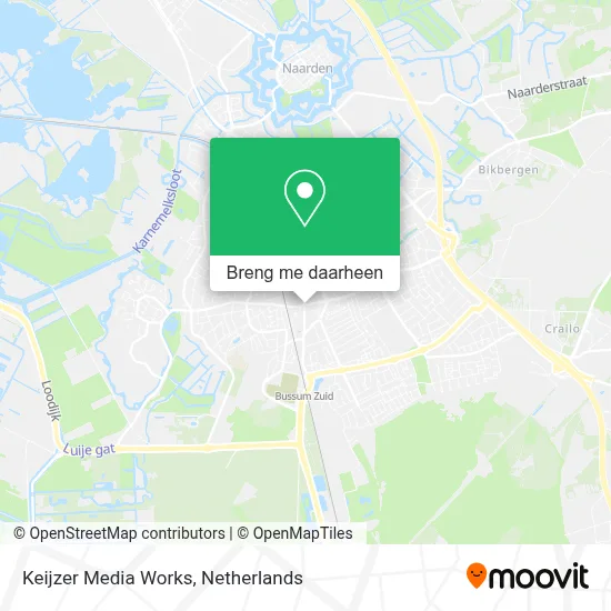 Keijzer Media Works kaart