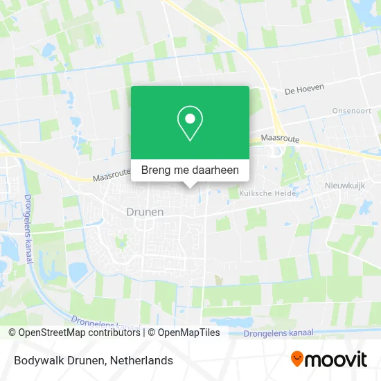 Bodywalk Drunen kaart
