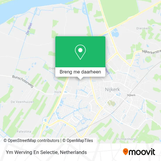 Ym Werving En Selectie kaart
