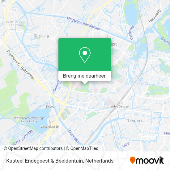Kasteel Endegeest & Beeldentuin kaart