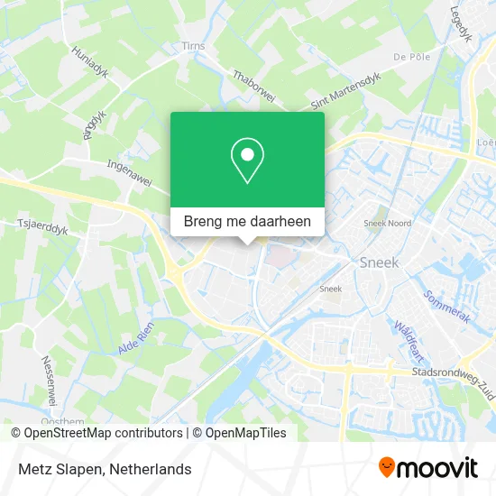 Metz Slapen kaart