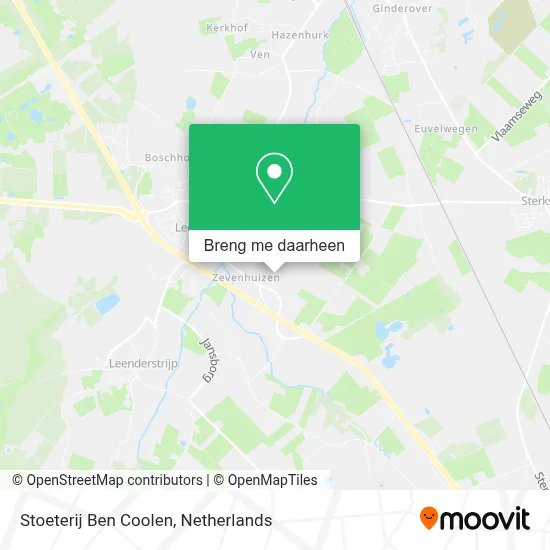 Stoeterij Ben Coolen kaart