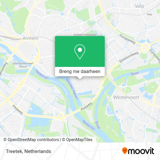 Treetek kaart