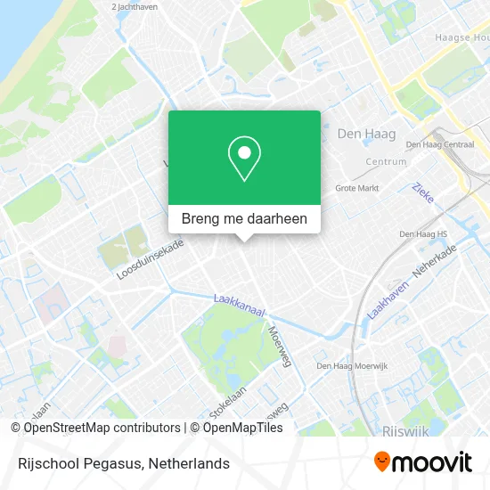 Rijschool Pegasus kaart