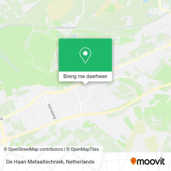De Haan Metaaltechniek kaart