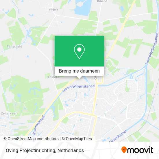Oving Projectinrichting kaart