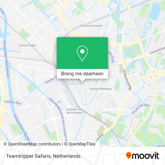 Teamtripper Safaris kaart