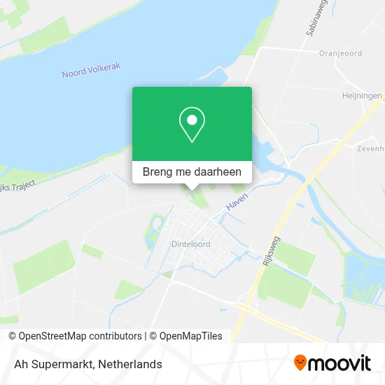 Ah Supermarkt kaart