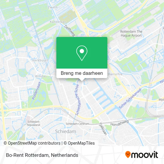 Bo-Rent Rotterdam kaart