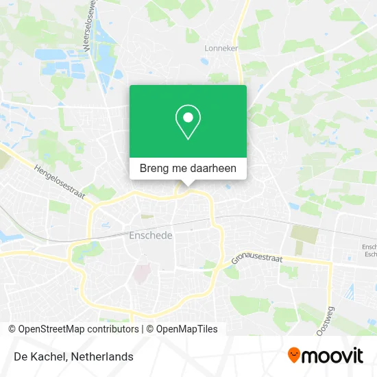 De Kachel kaart