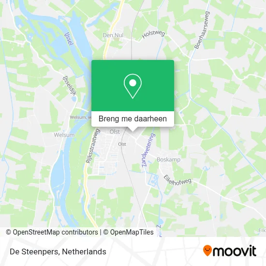 De Steenpers kaart