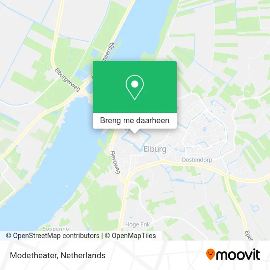 Modetheater kaart