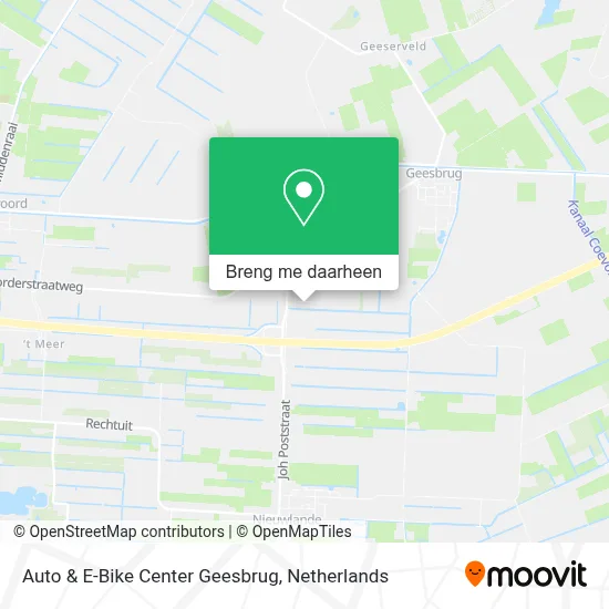 Auto & E-Bike Center Geesbrug kaart