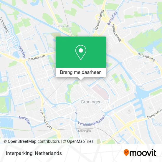Interparking kaart