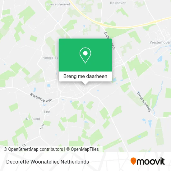 Decorette Woonatelier kaart
